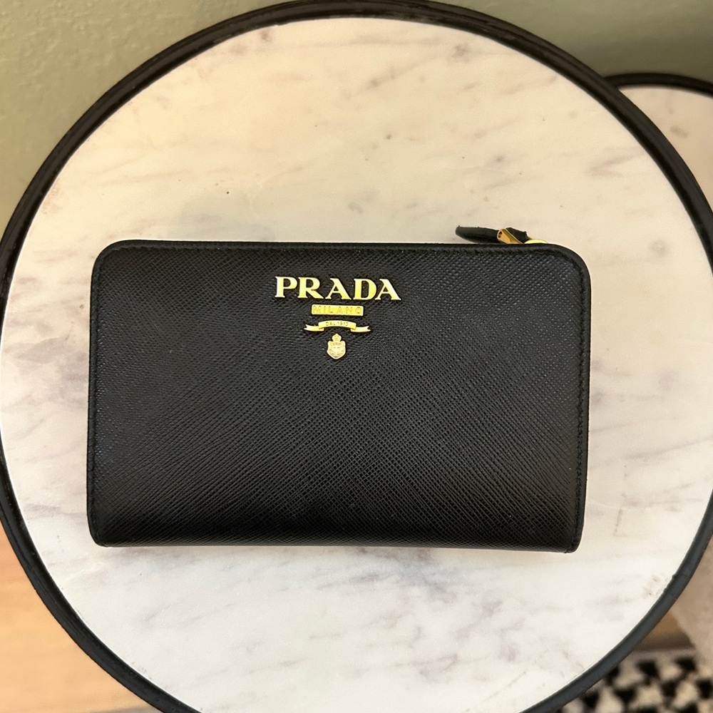 Prada Small Zip Around Wallet